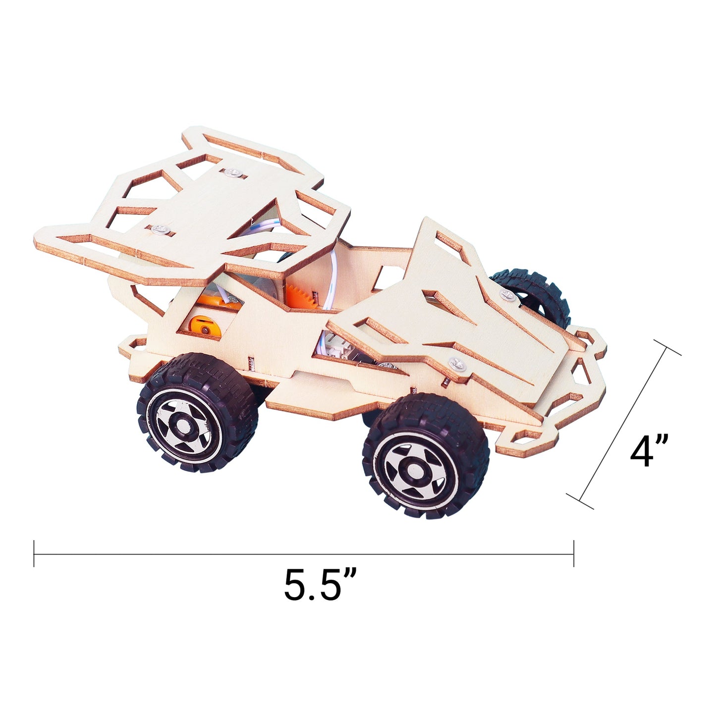 Infrared RC Car DIY Kit | IR Science STEM Toy for Kids Ages 8+ - Niksstuff