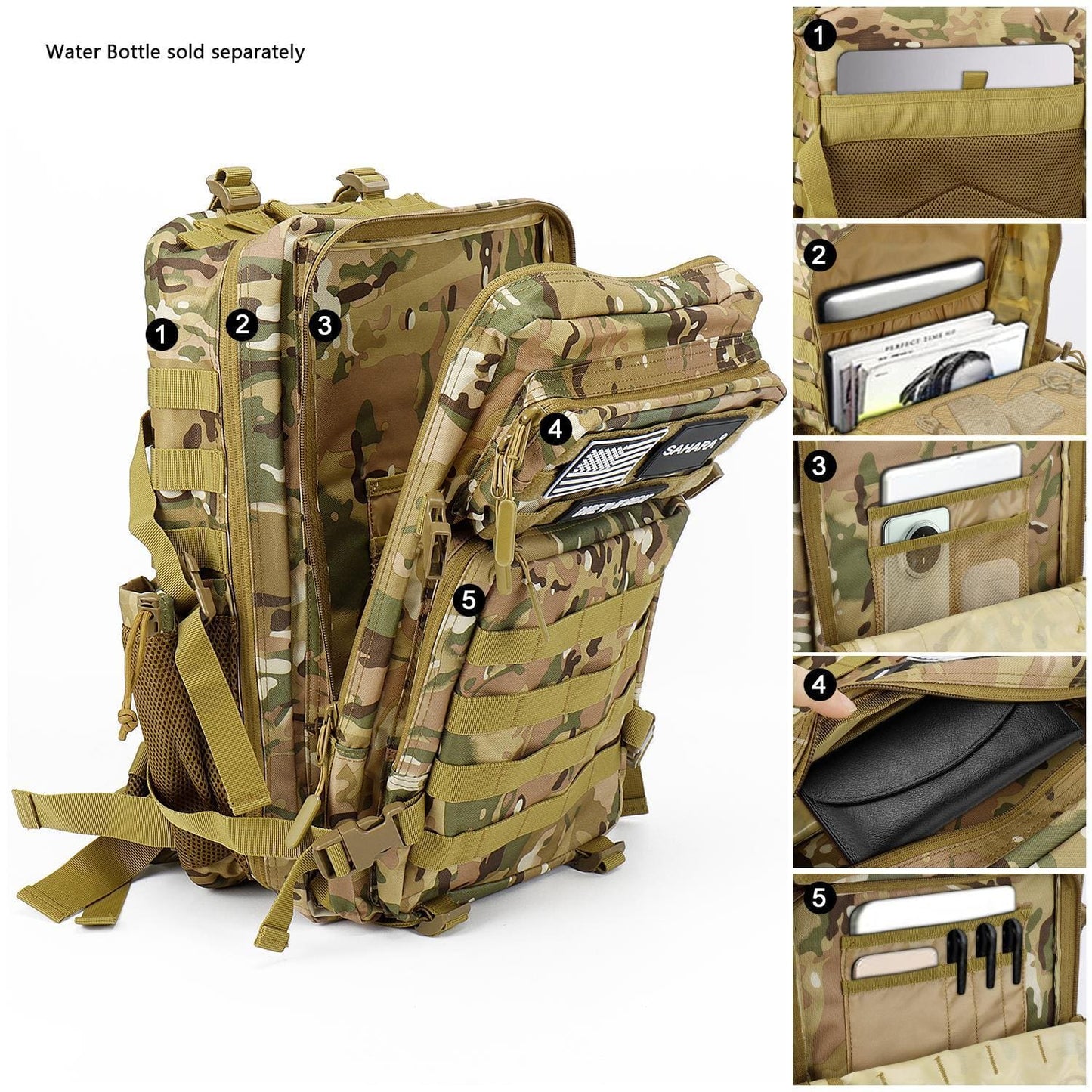Raider Series Tactical Laptop Backpack | Fits 11"–17.3" | Military-Grade | 6 Colors