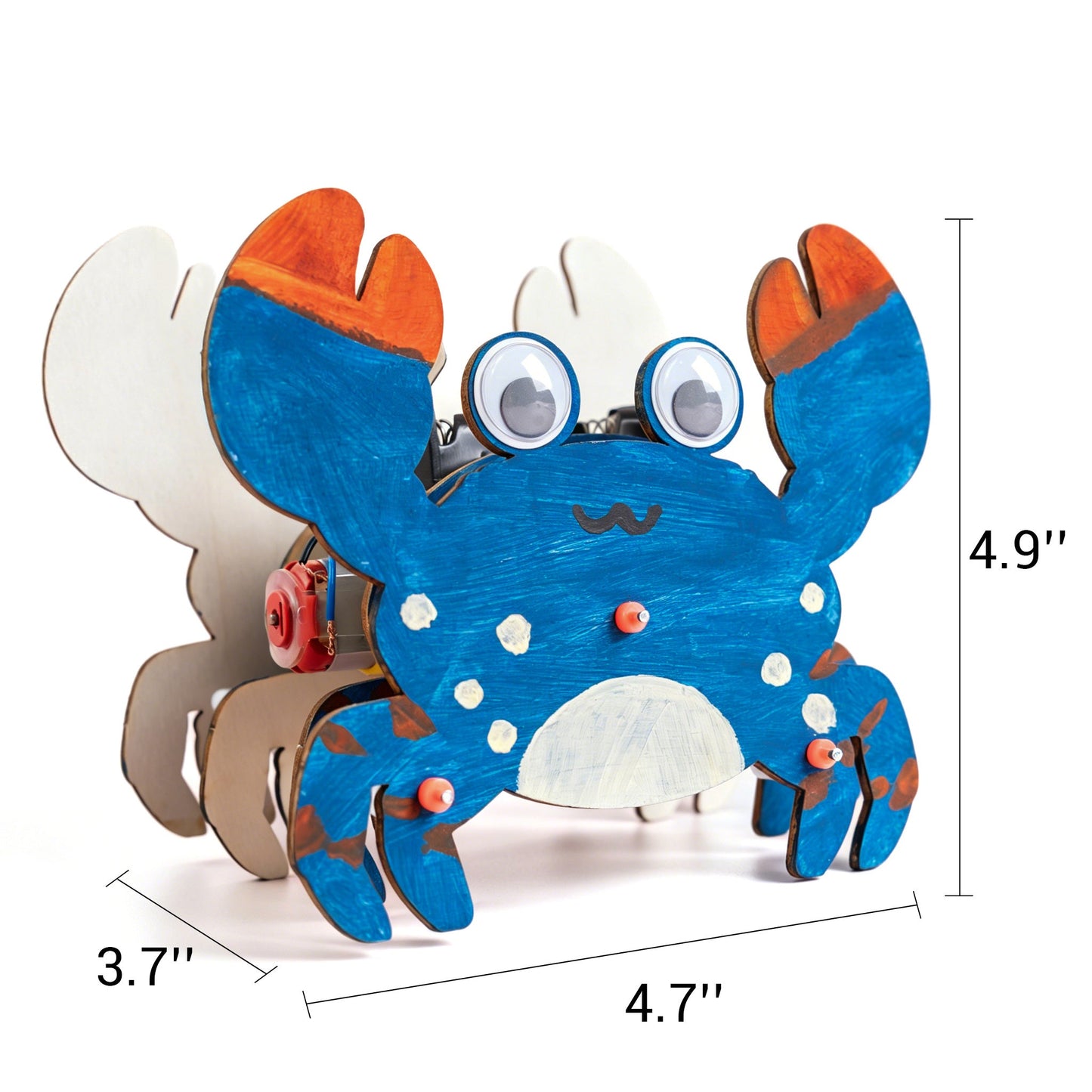 Sound-Activated Walking Crab STEM Kit | Build, Paint & Watch It Walk | Clap to Activate