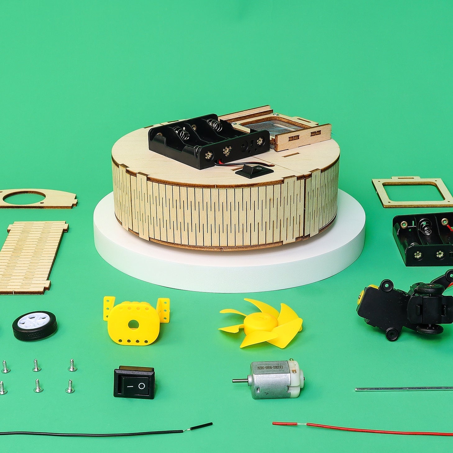 DIY Robot Vacuum Kit | Autonomous Robotics STEM Toy for Kids 8+ - Niksstuff