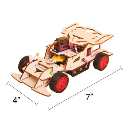 Steering RC Car DIY Kit | Advanced STEM Toy for Kids Ages 12+ - Niksstuff
