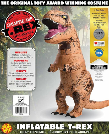 Rubies Original Inflatable T-Rex Dinosaur Adult Costume