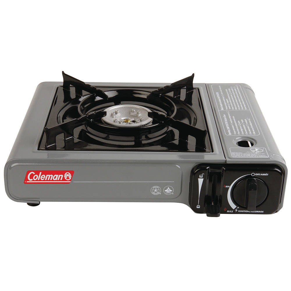 Coleman 1-Burner Portable Butane Camping Stove - Grey