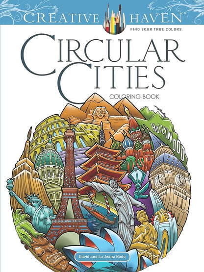 Adult Coloring Book Bundle | 5-Pack | Creative Haven Series | Celtic, Cities, Geometric & More
