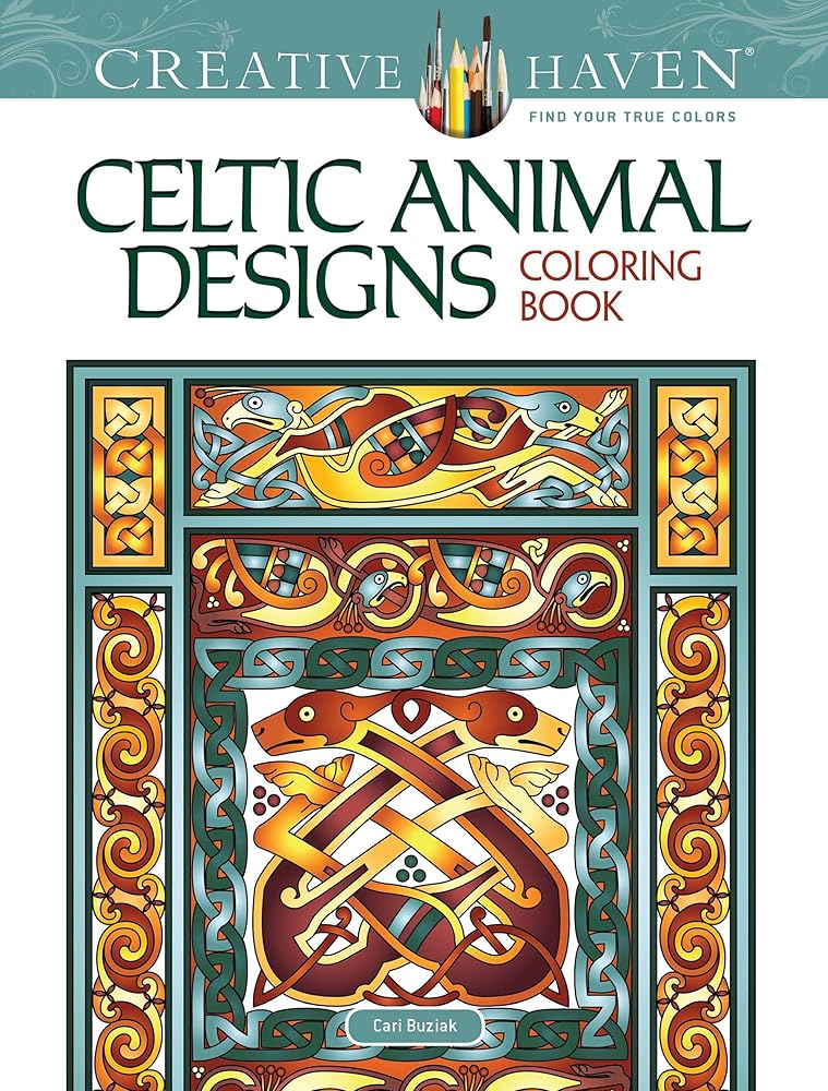 Adult Coloring Book Bundle | 5-Pack | Creative Haven Series | Celtic, Cities, Geometric & More