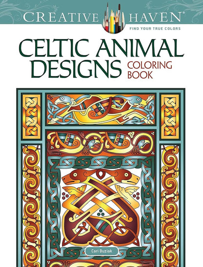 Adult Coloring Book Bundle | 5-Pack | Creative Haven Series | Celtic, Cities, Geometric & More