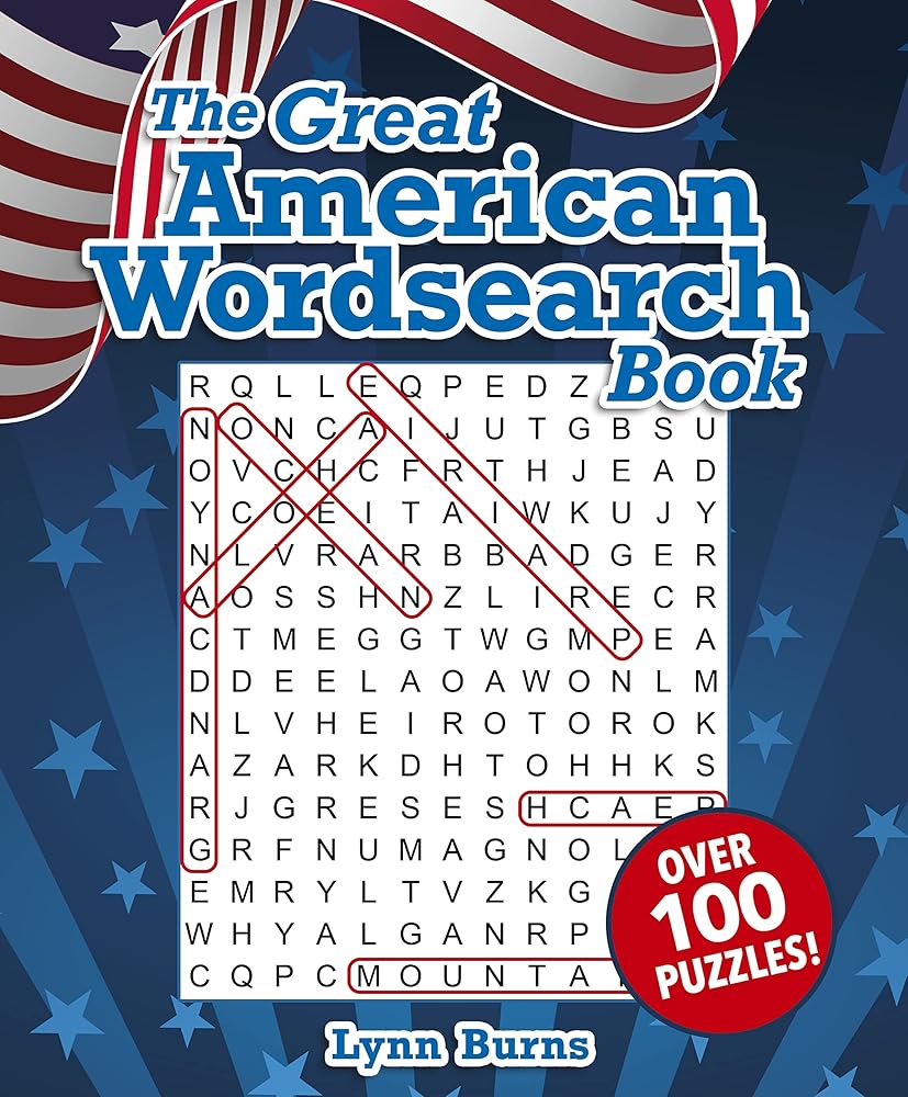 The Great American Wordsearch Book | 100+ Puzzles | US History, Culture & Pop Culture