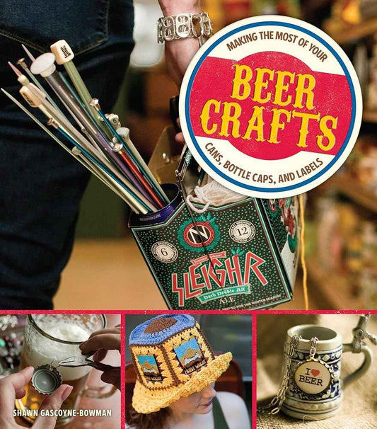 Beer Crafts book cover with circular badge and bold title text.