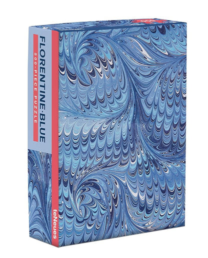 Florentine Blue Marbleizing Pattern 500-Piece Puzzle | teNeues