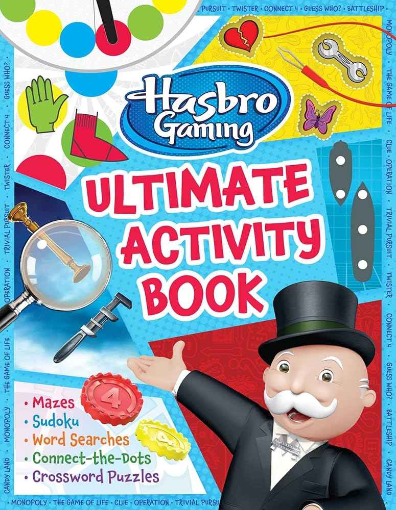 Hasbro Gaming Ultimate Activity Book | Ages 8–12 | Grades 2–5