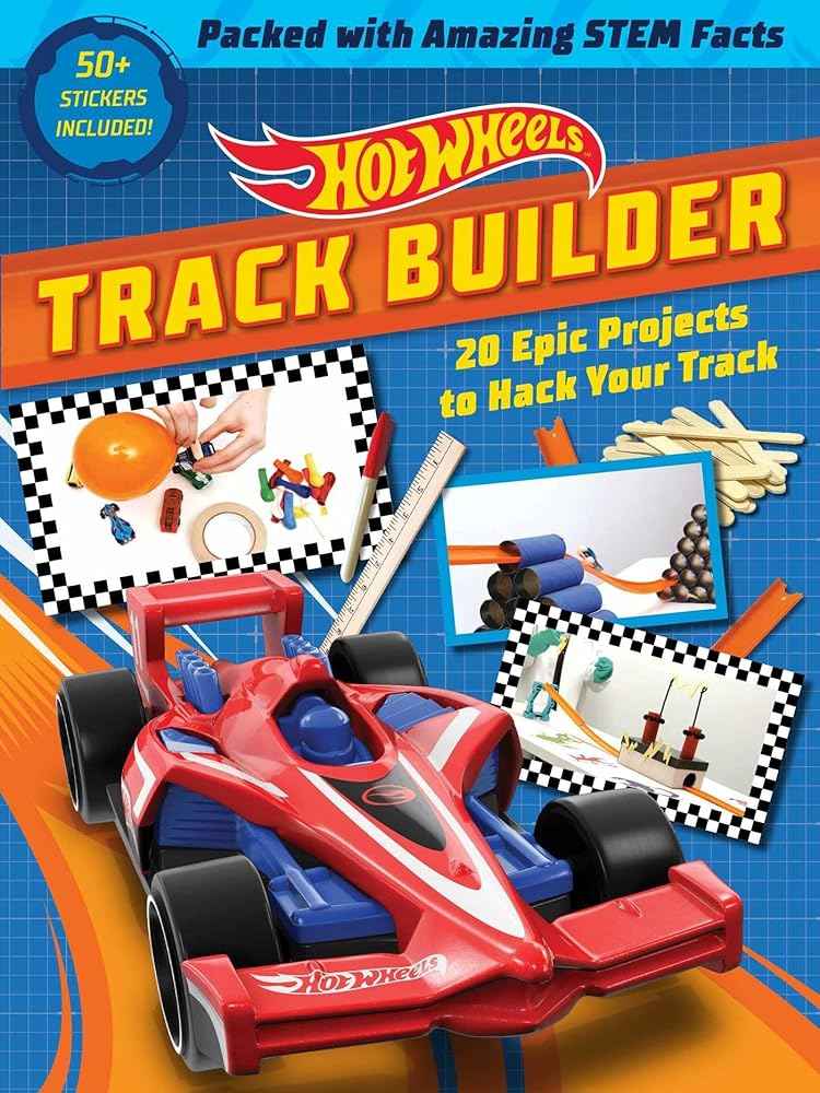 Hot Wheels Track Builder | 20 Epic DIY Projects | STEM Activity Book | Ages 8+