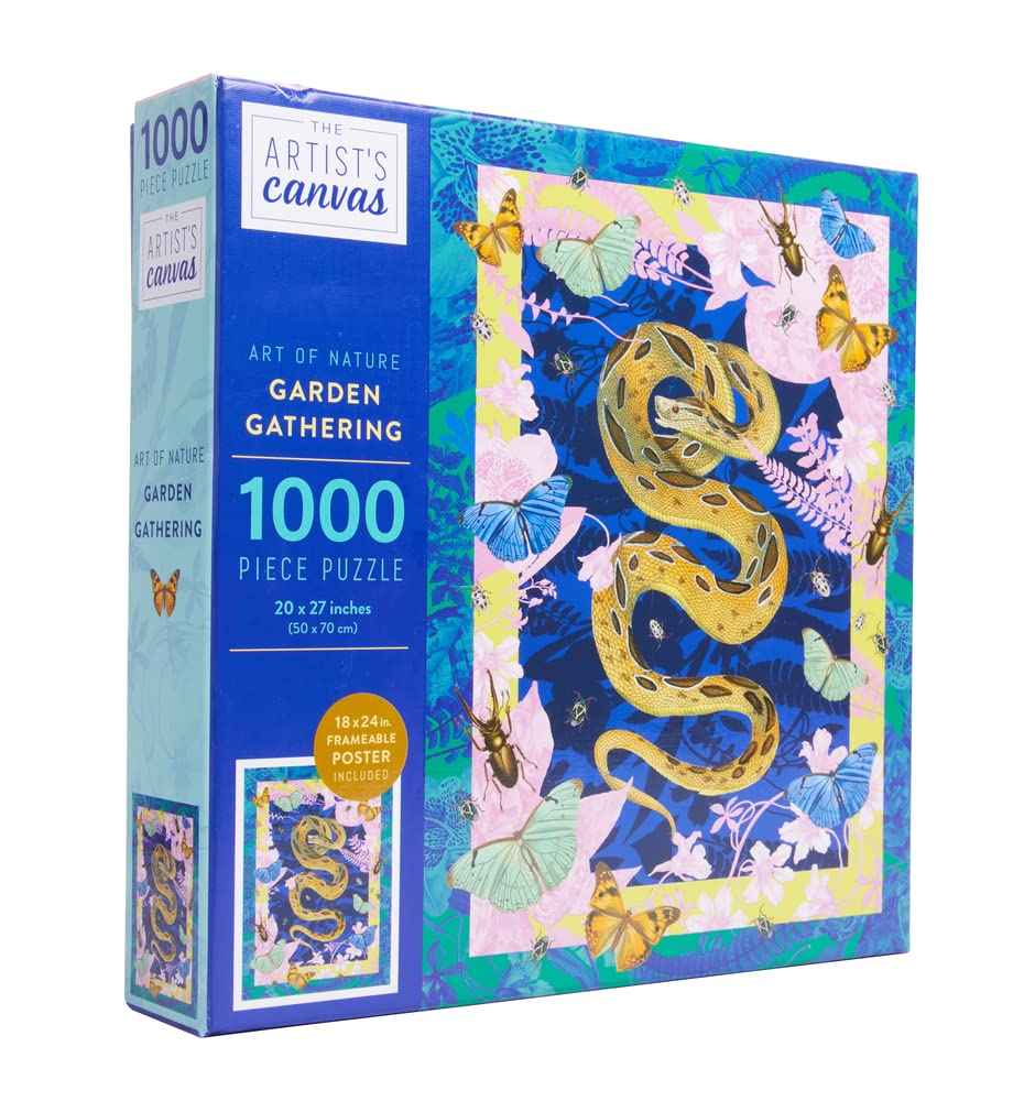 Art of Nature: Garden Gathering 1,000-Piece Jigsaw Puzzle | The Artist's Canvas Series