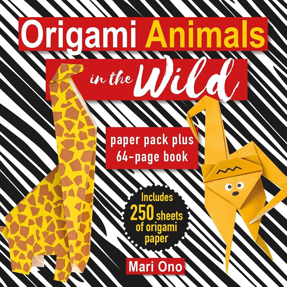 Origami Animals in the Wild: 250-Sheet Paper Block and 64-Page Book