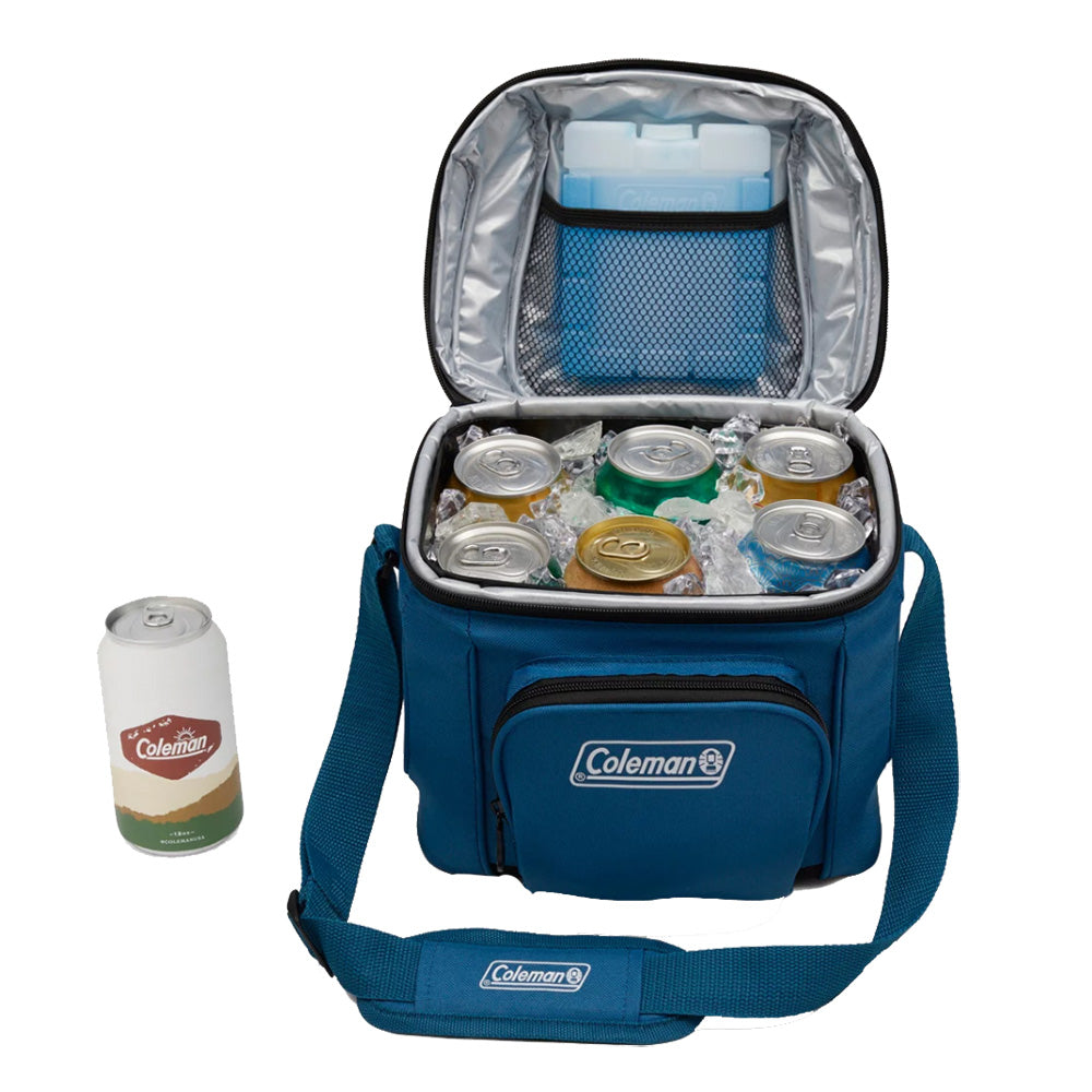 Coleman Chiller 9-Can Soft-Sided Cooler - Deep Ocean