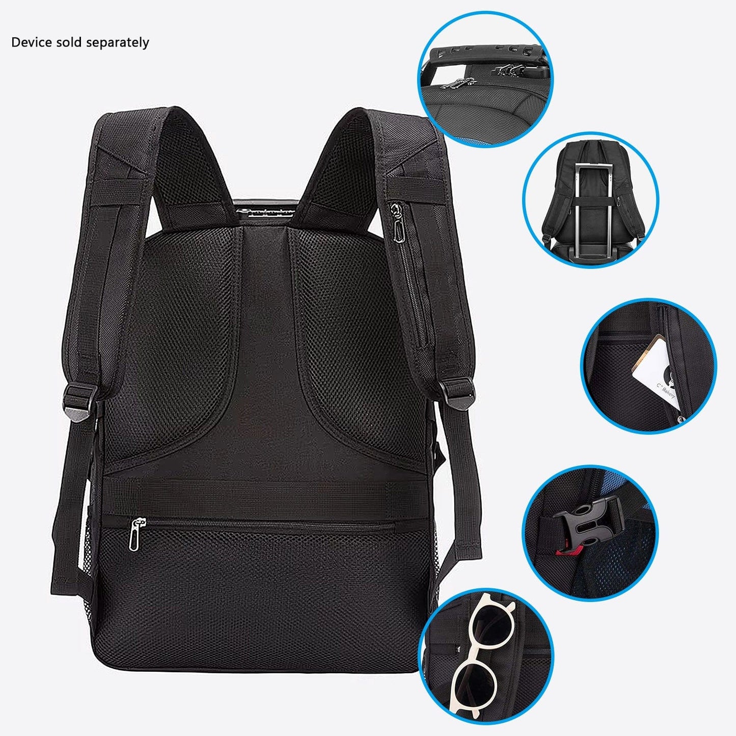 Sahara Anti-Theft Travel Laptop Backpack | USB Charging | Fits up to 17.3" | 4 Colors