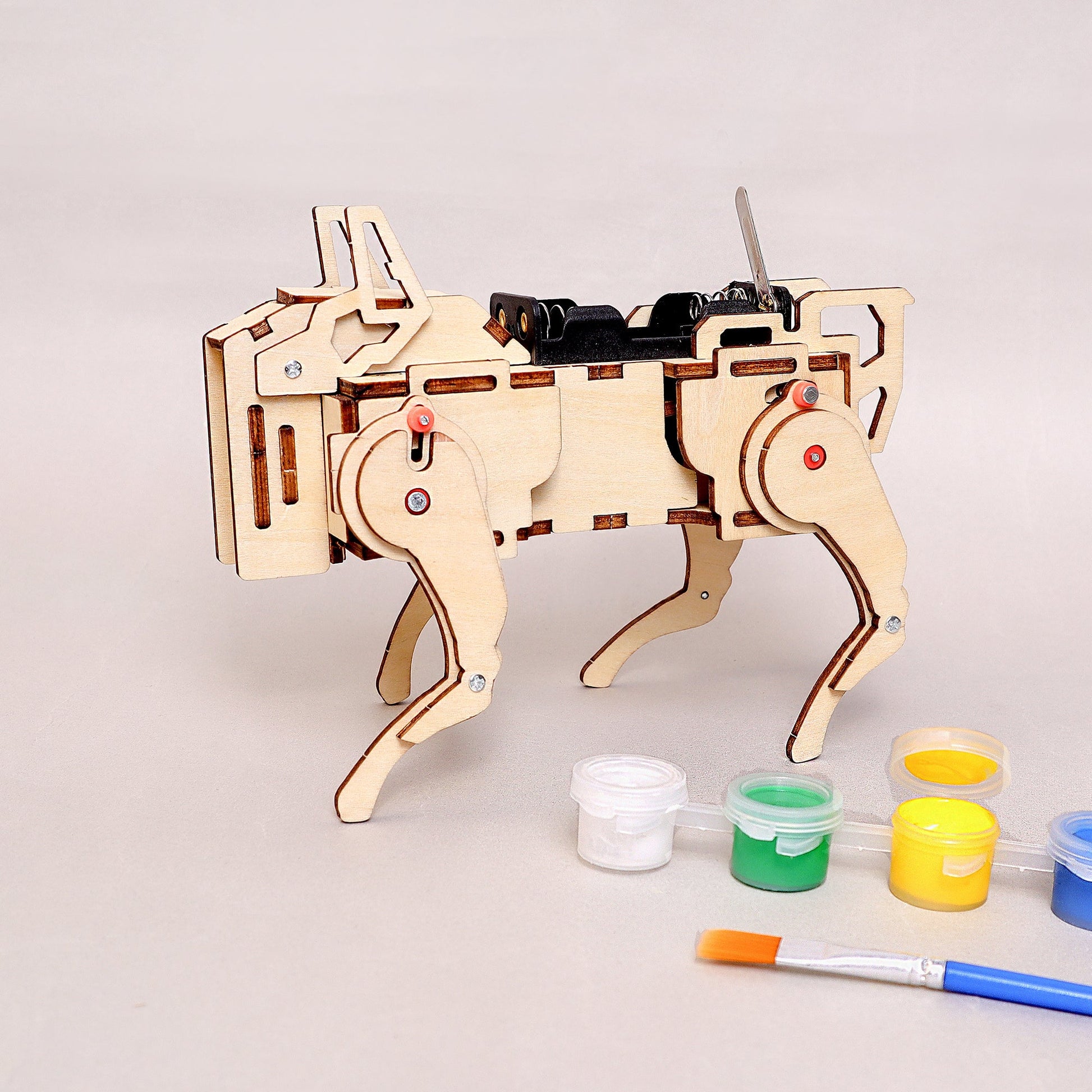 Robot Dog STEM Kit | Sound-Activated DIY Toy for Kids Ages 8+ - Niksstuff