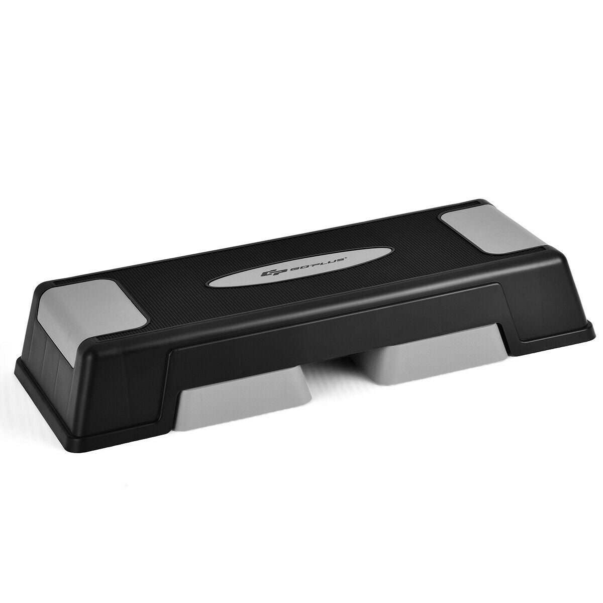 Aerobic Step Platform | 3 Heights: 5", 7", 9" | 330 lb Capacity | Non-Slip | Gray, Purple or Blue