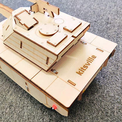 RC TankCam DIY Kit | Battle & Camera Mode STEM Toy for Ages 12+ - Niksstuff