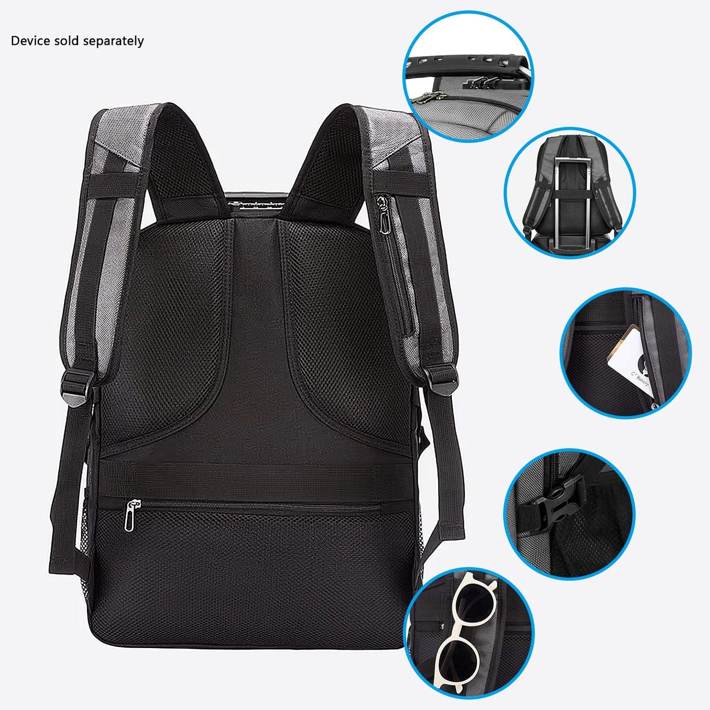 Sahara Anti-Theft Travel Laptop Backpack | USB Charging | Fits up to 17.3" | 4 Colors