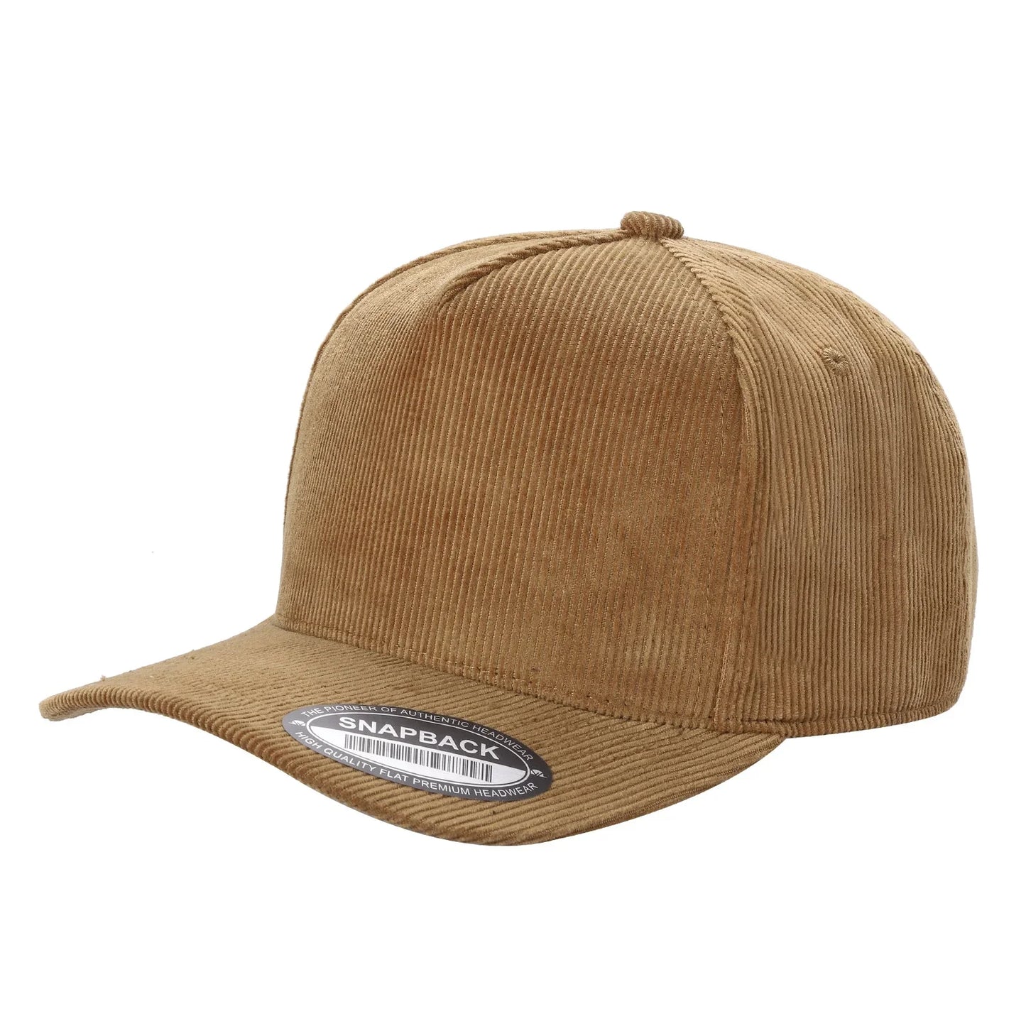 5-Panel Corduroy Snapback Cap | 12 Colors - Niksstuff