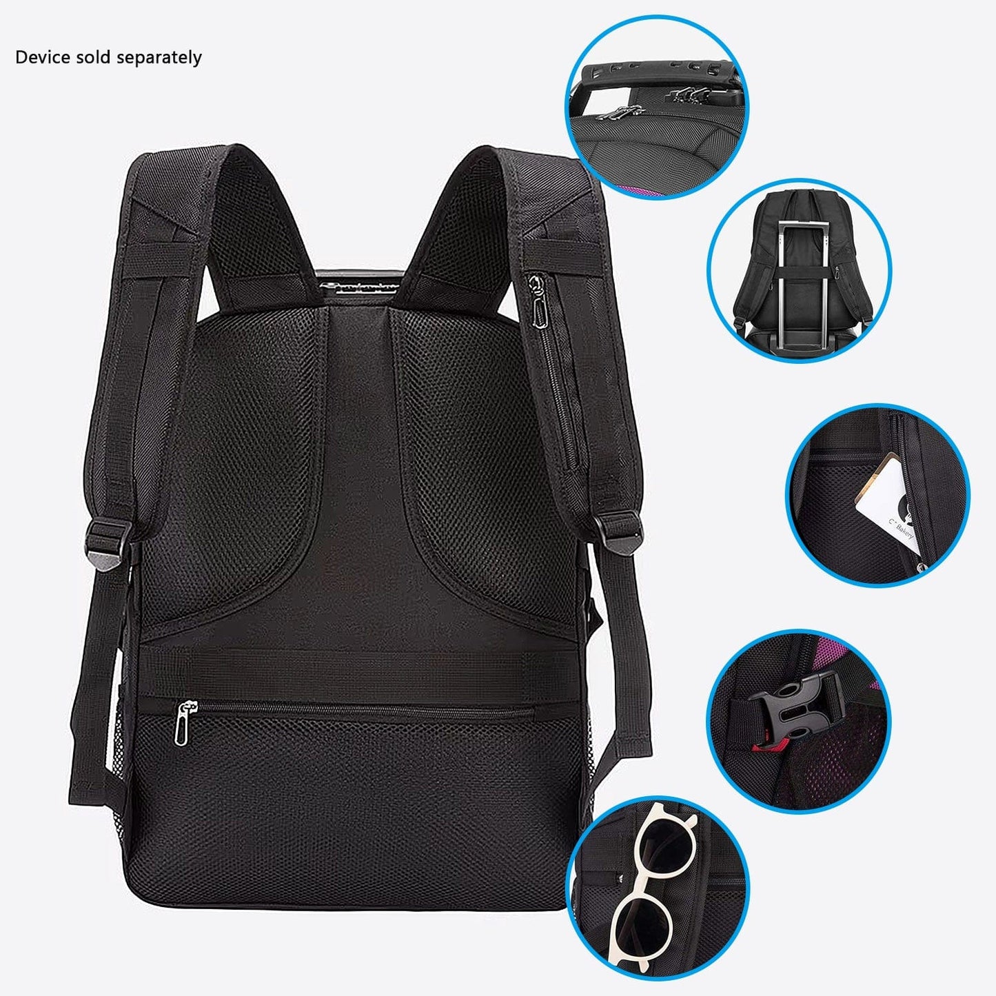 Sahara Anti-Theft Travel Laptop Backpack | USB Charging | Fits up to 17.3" | 4 Colors
