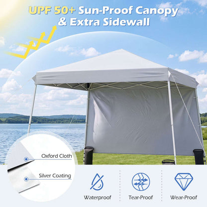 Pop Up Canopy Tent 9x9 ft with Carry Bag and Stakes