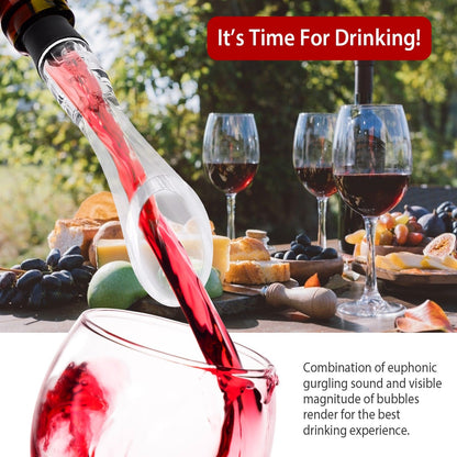 In-Bottle Wine Aerator Pourer with Drip Stopper