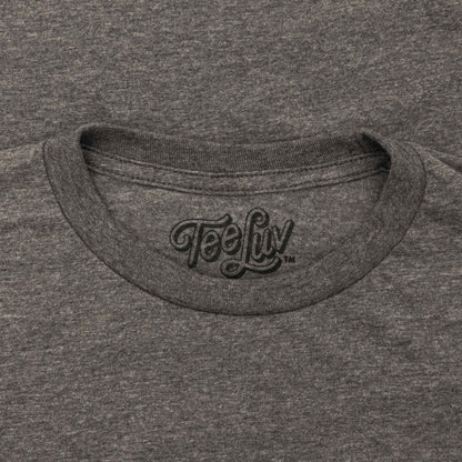 Top Ramen "Send Noods" T-Shirt | Distressed Nissin Logo | Graphite Heather | Poly-Cotton