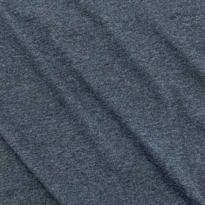 RC Cola T-Shirt | Distressed Retro Logo | Royal Crown Cola | Indigo-Black Heather | Poly-Cotton