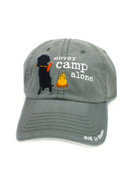 Dog is Good — Never Camp Alone® Hat | 100% Brushed Cotton Twill | Adjustable