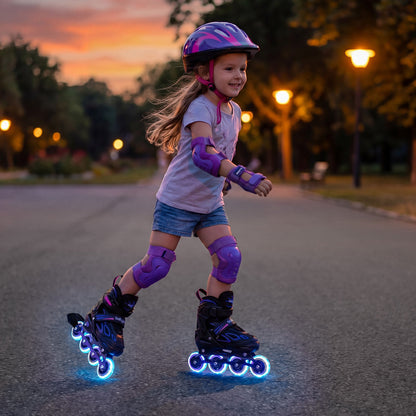 Adjustable Kids' Inline Skates | Ages 5-14 | Boys & Girls - Niksstuff