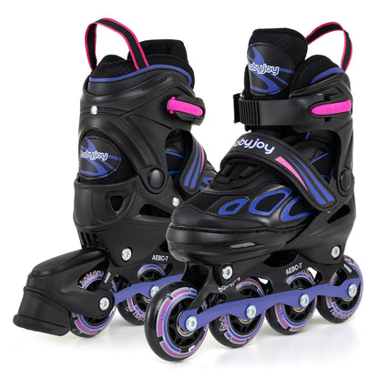 Adjustable Kids' Inline Skates | Ages 5-14 | Boys & Girls - Niksstuff