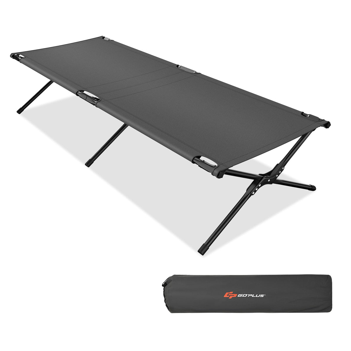 Folding Camping Cot for Adults and Kids with Carry Bag