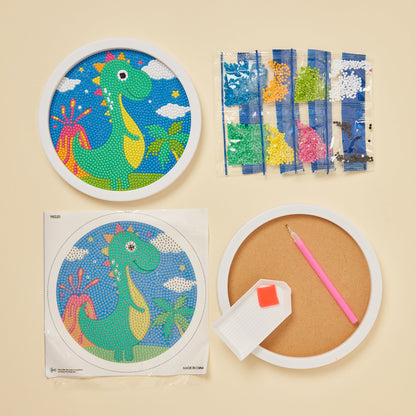 Diamond Art Kit for Kids | 5 Designs – Dino, Dog, Mermaid & Unicorn - Niksstuff