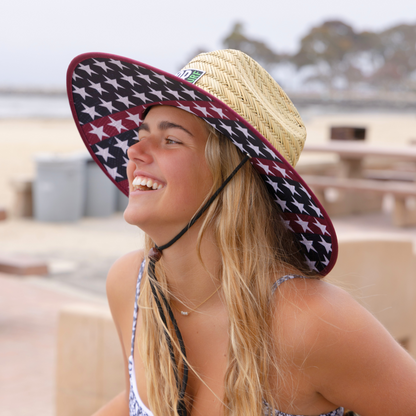 Straw Lifeguard Sun Hat for Adults | 9 Prints | COR Surf - Niksstuff