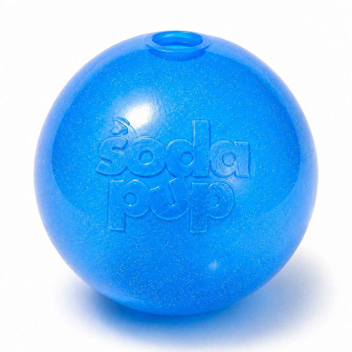 SodaPup Glitter Ball Dog Toy 2-Pack - 2.5" Floating Treat Dispenser