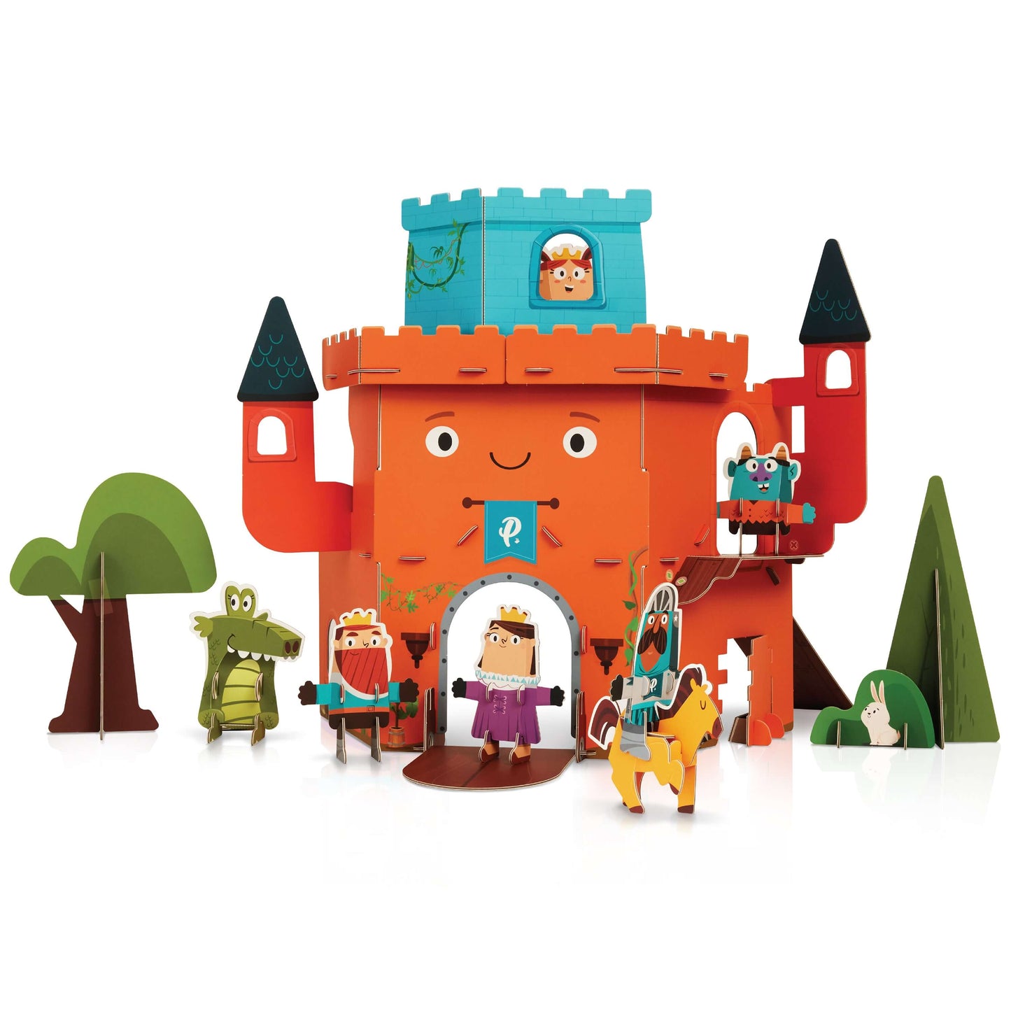 Curious Kingdom Castle | Buildable Playset | Playper | 8 Characters | 3 Levels | AR App | Ages 3–7 - Niksstuff