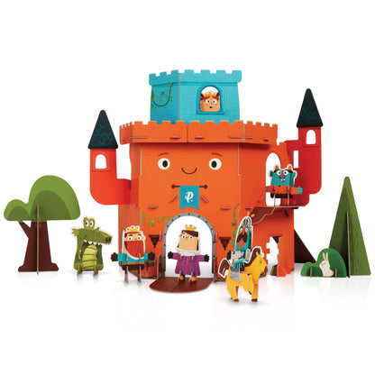 Curious Kingdom Castle | Buildable Playset | Playper | 8 Characters | 3 Levels | AR App | Ages 3–7 - Niksstuff