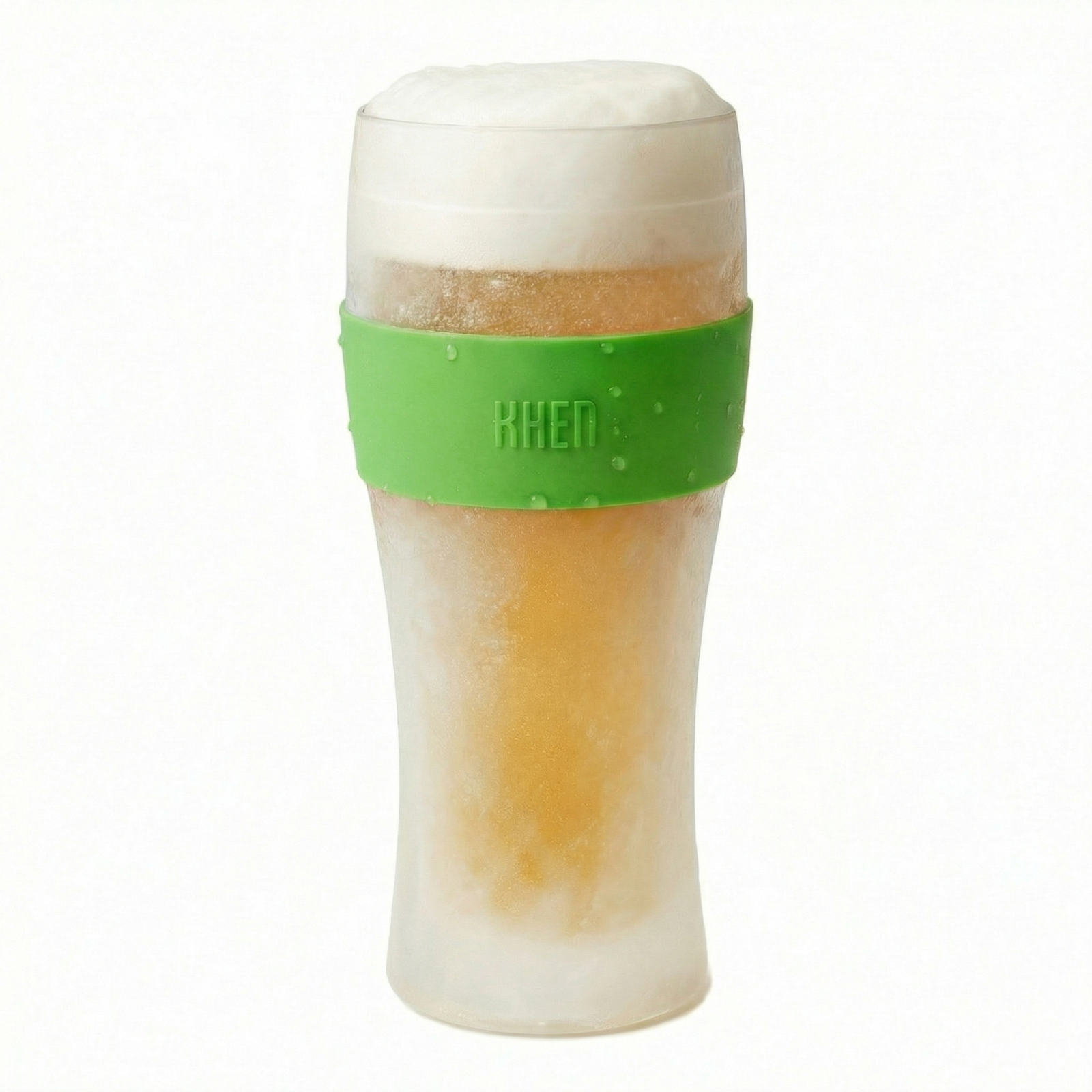 Khen Barcelona Acrylic Insulated Beer Mug | Single | 12oz | 7.8"H | Break-Resistant - Niksstuff