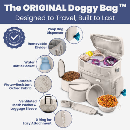 Rubyloo The Original Doggy Bag™ | Dog Travel Tote | 25L | Airline-Approved | 7 Colors