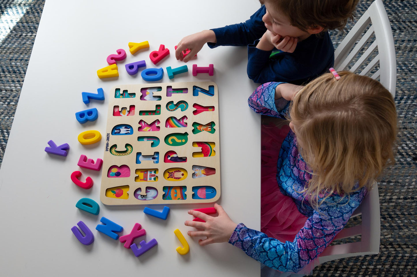 ABC Find & Fit Puzzle by Domino & Juliette - Niksstuff