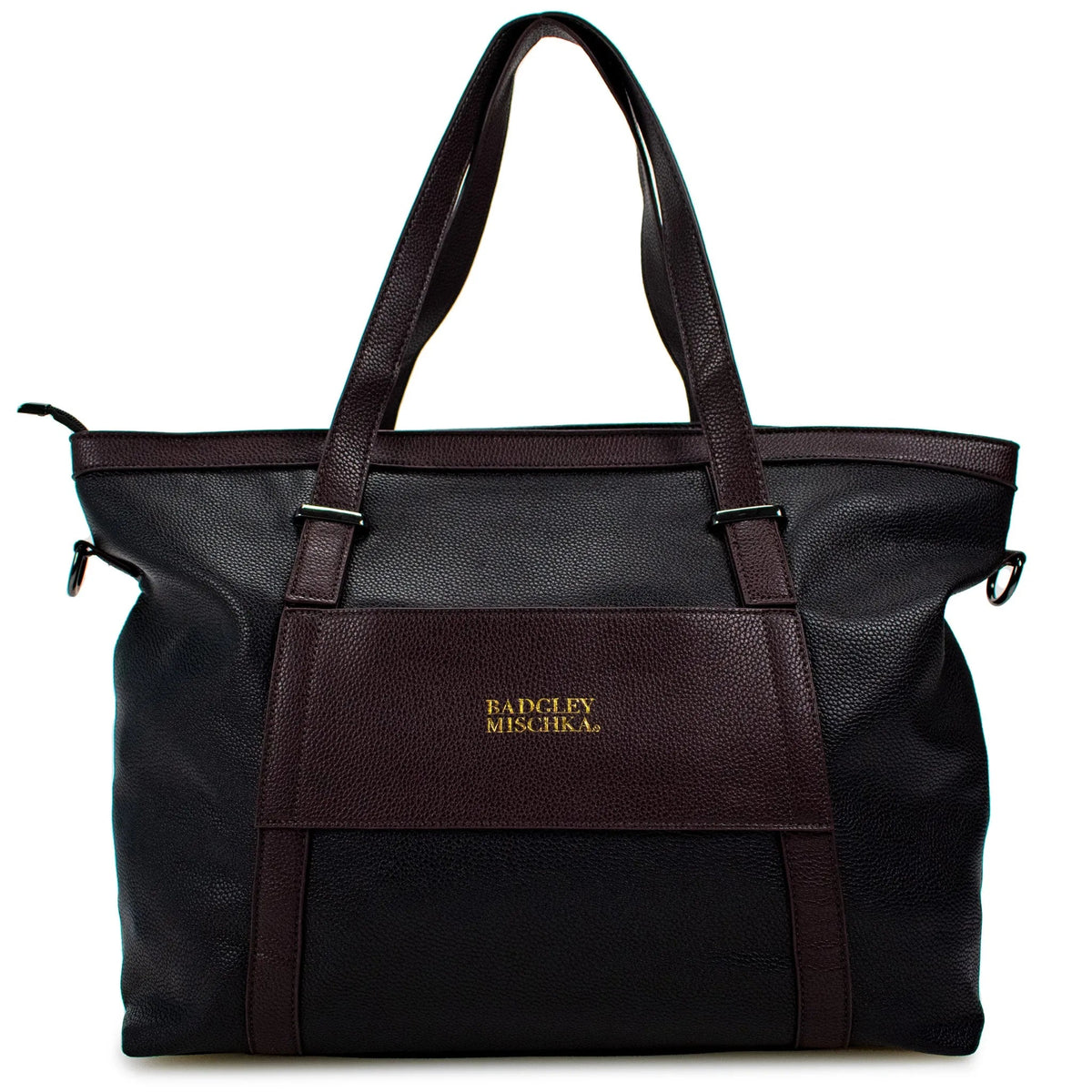 Badgley Mischka Anna XL Vegan Leather Weekender Duffel Bag