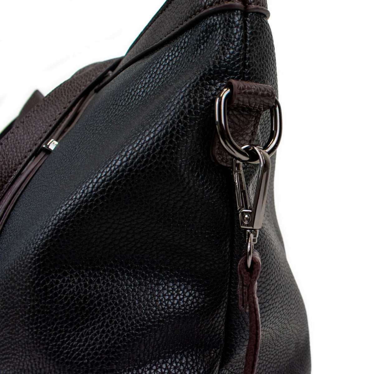 Badgley Mischka Anna XL Vegan Leather Weekender Duffel Bag