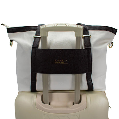 Badgley Mischka Anna XL Vegan Leather Weekender Duffel Bag