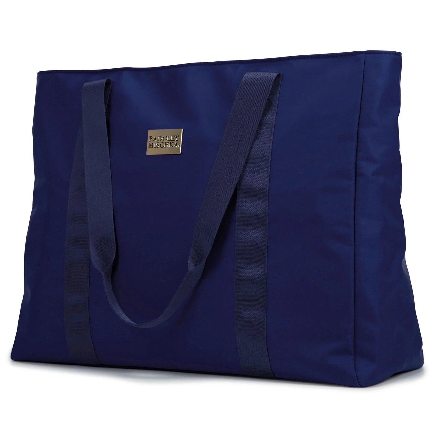 Badgley Mischka Nylon Weekender Tote Bag | 7 Colors | BM Monogram Lining - Niksstuff