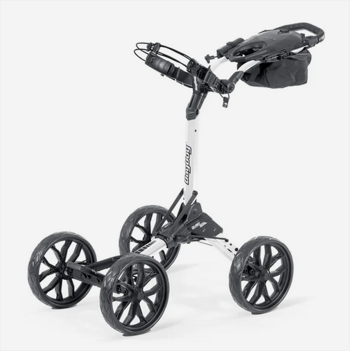 Bag Boy Quad Pro Push Cart | 4-Wheel Stability | Aluminum Frame | 5 Colors - Niksstuff