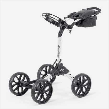 Bag Boy Quad Pro Push Cart | 4-Wheel Stability | Aluminum Frame | 5 Colors - Niksstuff