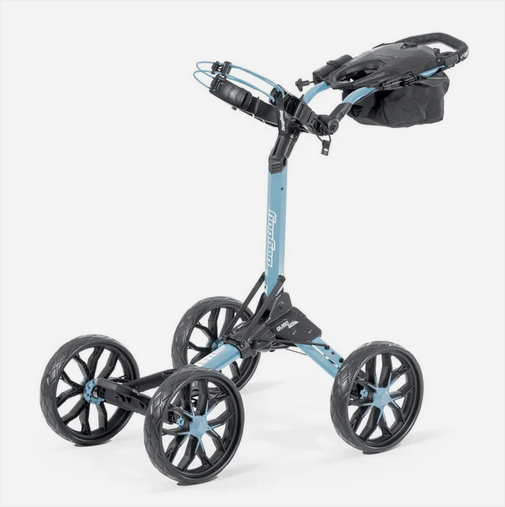 Bag Boy Quad Pro Push Cart | 4-Wheel Stability | Aluminum Frame | 5 Colors - Niksstuff