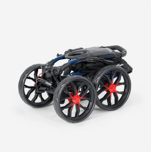 Bag Boy Quad Pro Push Cart | 4-Wheel Stability | Aluminum Frame | 5 Colors - Niksstuff