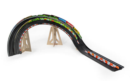 Add-On Kit: Banks | Candylab ROADWORKS Track | Banked Turn | Runs High, Stays Fast | Ages 3+ | Compatible with 1:64 Diecast - Niksstuff